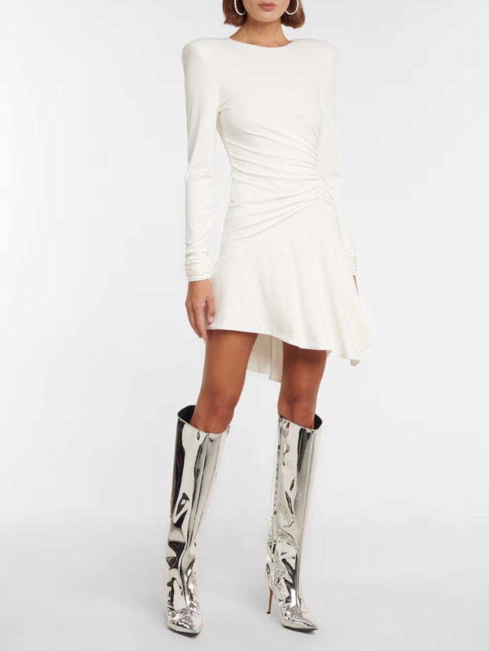 Alexandre Vauthier Metallic Leather Boots - Picture 12 of 13